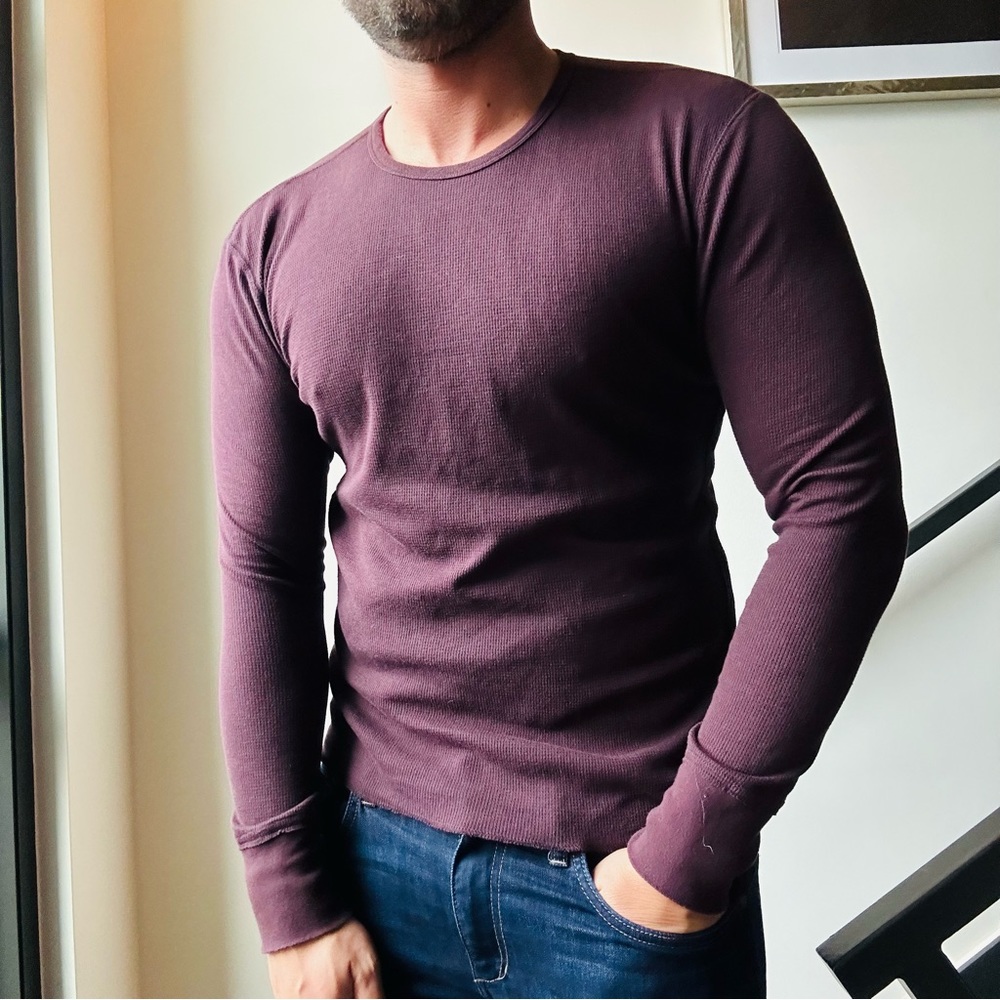 STATE VINTAGE - Burgundy Waffle Thermal